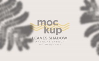 Leaves Shadow Overlay Effect Mockup 40