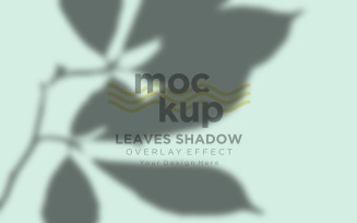 Leaves Shadow Overlay Effect Mockup 45