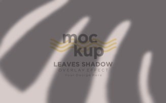 Leaves Shadow Overlay Effect Mockup 51