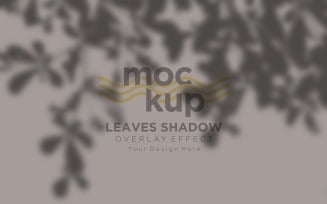 Leaves Shadow Overlay Effect Mockup 52