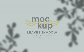 Leaves Shadow Overlay Effect Mockup 53
