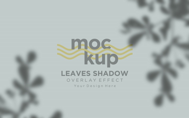 Leaves Shadow Overlay Effect Mockup 53 Product Mockup
