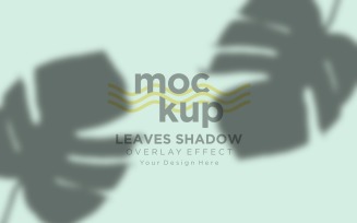 Leaves Shadow Overlay Effect Mockup 55
