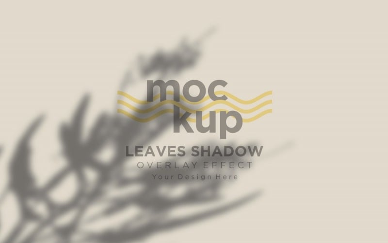 Leaves Shadow Overlay Effect Mockup 56 Product Mockup