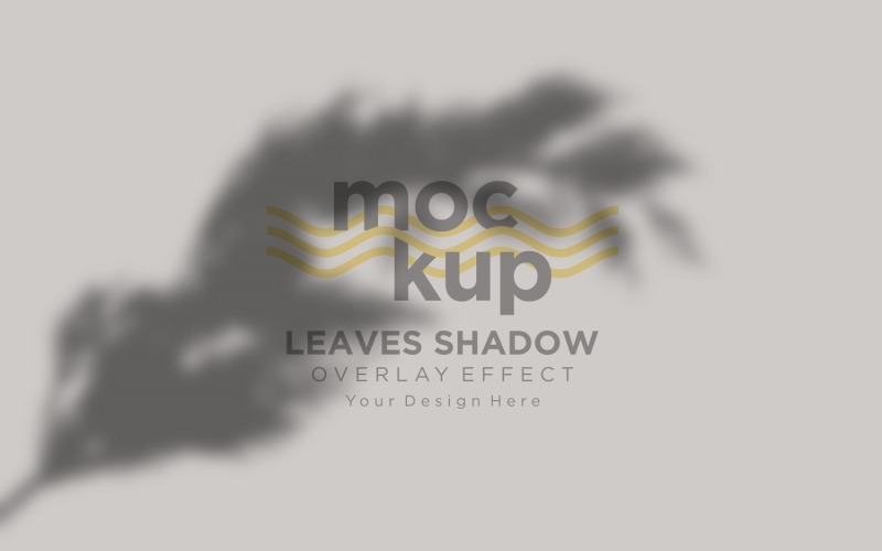 Leaves Shadow Overlay Effect Mockup 57 Product Mockup