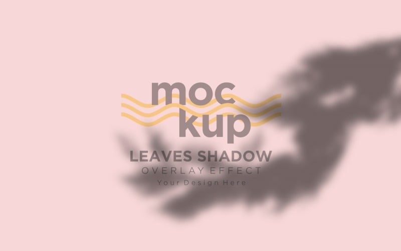 Leaves Shadow Overlay Effect Mockup 58 Product Mockup