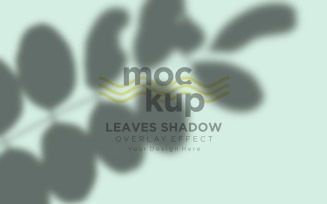 Leaves Shadow Overlay Effect Mockup 65