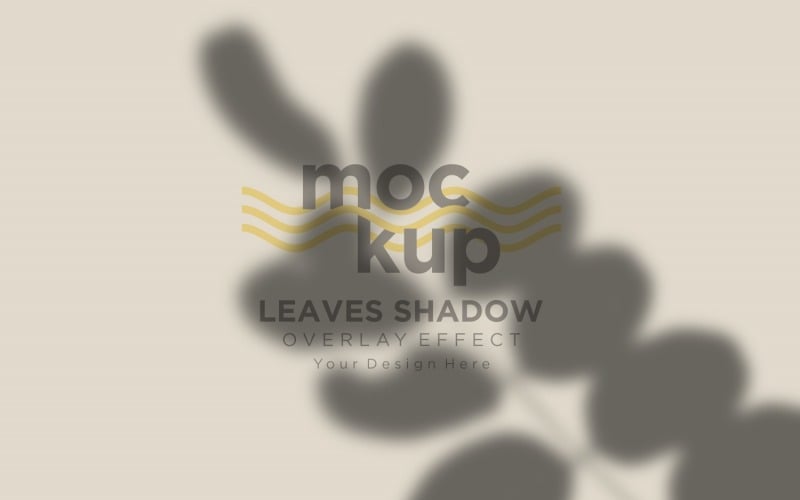 Leaves Shadow Overlay Effect Mockup 66 Product Mockup
