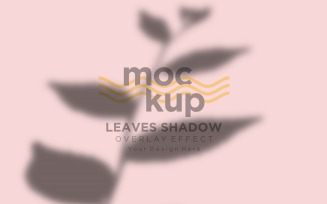 Leaves Shadow Overlay Effect Mockup 68