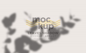 Leaves Shadow Overlay Effect Mockup 70