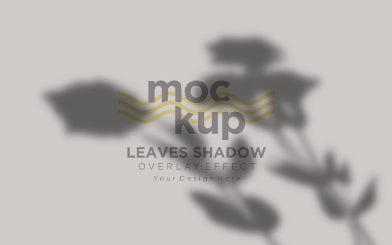 Leaves Shadow Overlay Effect Mockup 77 Product Mockup