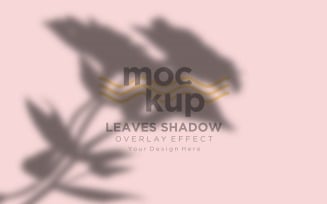 Leaves Shadow Overlay Effect Mockup 78