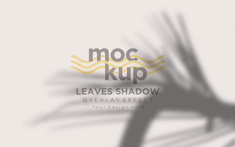 Leaves Shadow Overlay Effect Mockup 80 Product Mockup