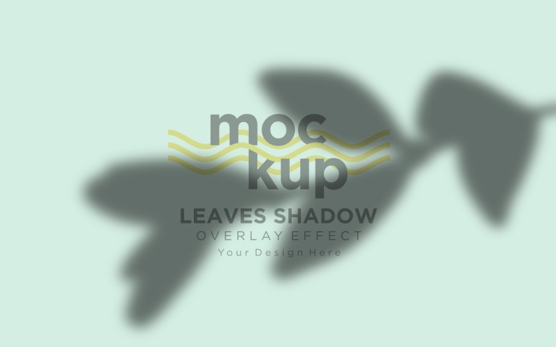 Leaves Shadow Overlay Effect Mockup 85 Product Mockup