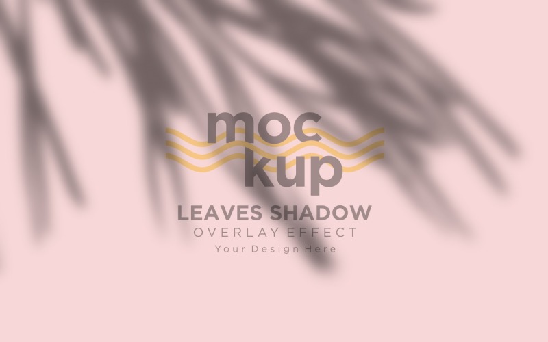 Leaves Shadow Overlay Effect Mockup 88 Product Mockup