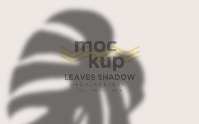 Leaves Shadow Overlay Effect Mockup 90 Product Mockup