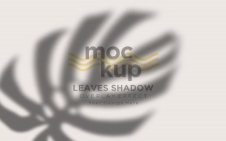 Leaves Shadow Overlay Effect Mockup 100