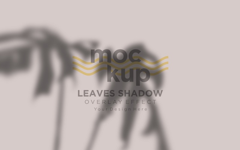 Leaves Shadow Overlay Effect Mockup 101 Product Mockup