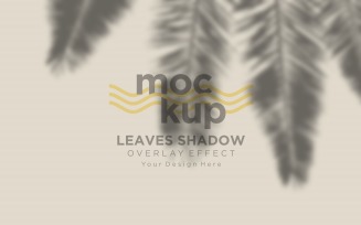 Leaves Shadow Overlay Effect Mockup 106