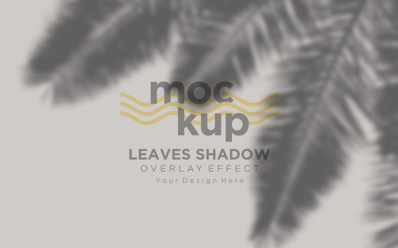 Leaves Shadow Overlay Effect Mockup 107 Product Mockup