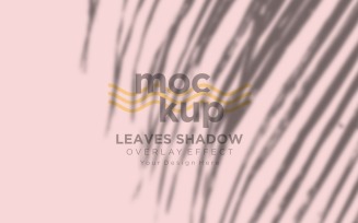 Leaves Shadow Overlay Effect Mockup 108