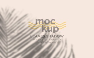Leaves Shadow Overlay Effect Mockup 109