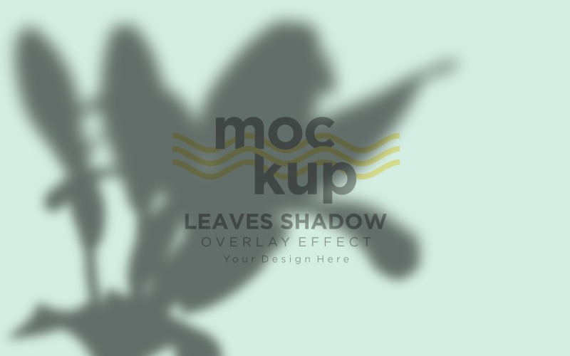 Leaves Shadow Overlay Effect Mockup 115 Product Mockup
