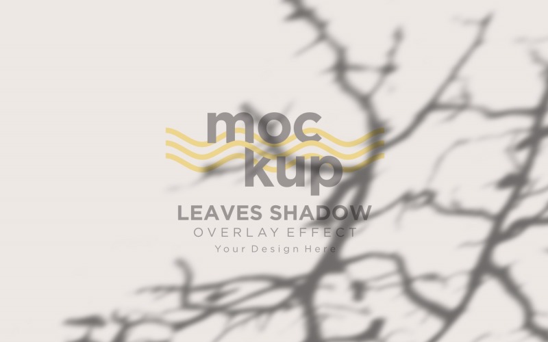 Leaves Shadow Overlay Effect Mockup 120 Product Mockup