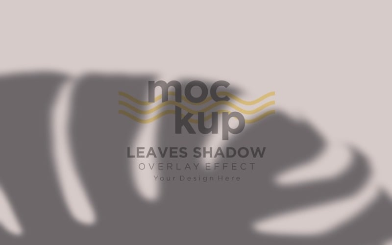 Leaves Shadow Overlay Effect Mockup 121 Product Mockup