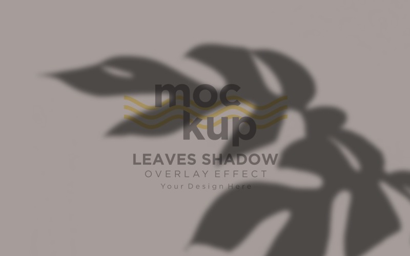 Leaves Shadow Overlay Effect Mockup 122 Product Mockup