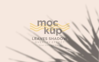 Leaves Shadow Overlay Effect Mockup 129