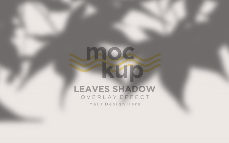 Leaves Shadow Overlay Effect Mockup 130 Product Mockup