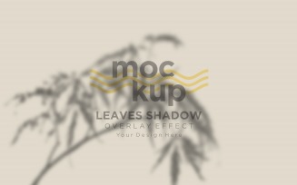 Leaves Shadow Overlay Effect Mockup 136
