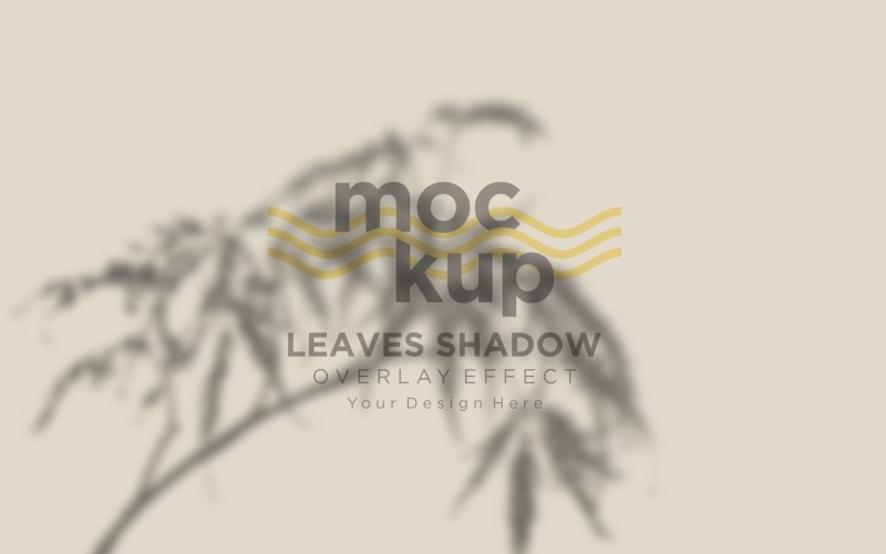 Leaves Shadow Overlay Effect Mockup 136 Product Mockup