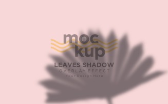 Leaves Shadow Overlay Effect Mockup 138