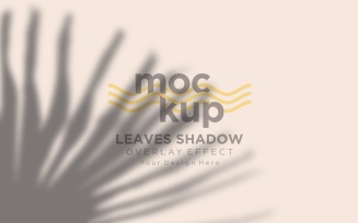 Leaves Shadow Overlay Effect Mockup 139