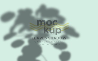 Leaves Shadow Overlay Effect Mockup 145