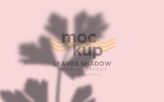 Leaves Shadow Overlay Effect Mockup 148