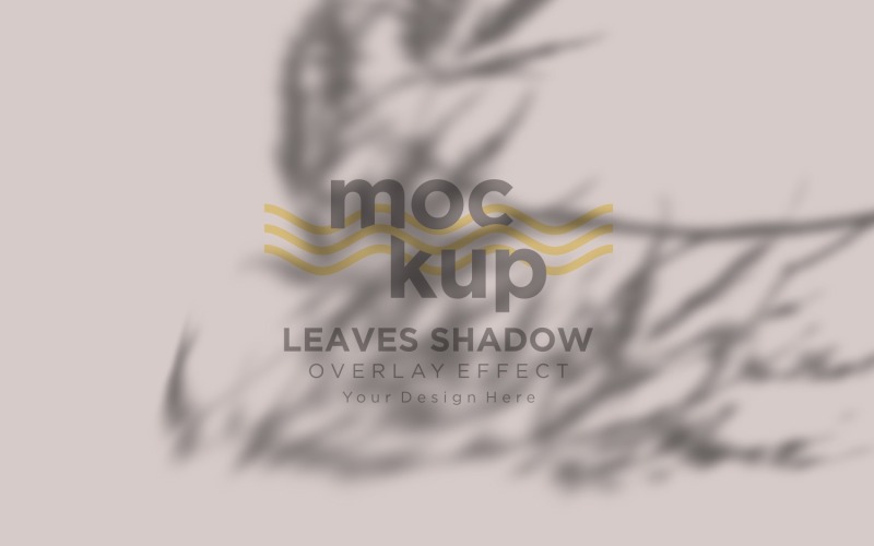 Leaves Shadow Overlay Effect Mockup 151 Product Mockup