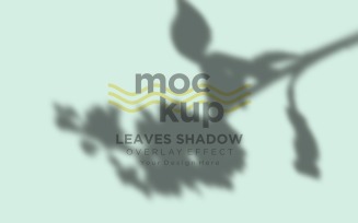 Leaves Shadow Overlay Effect Mockup 155