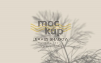 Leaves Shadow Overlay Effect Mockup 156