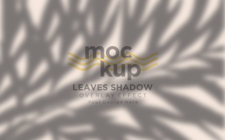 Leaves Shadow Overlay Effect Mockup 159