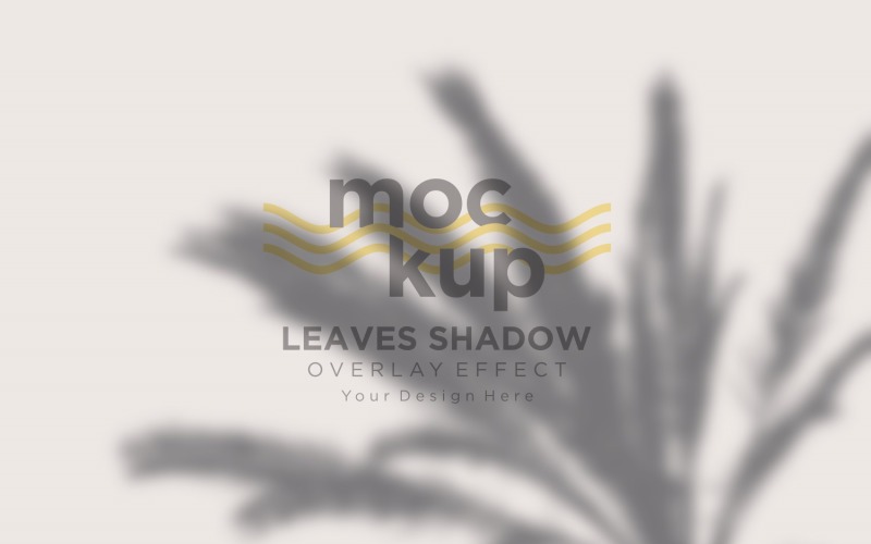 Leaves Shadow Overlay Effect Mockup 160 Product Mockup