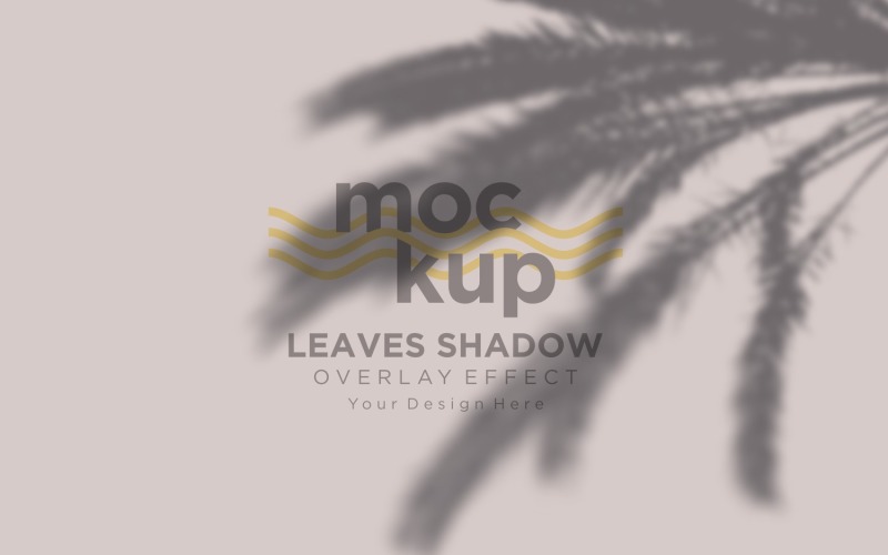 Leaves Shadow Overlay Effect Mockup 161 Product Mockup