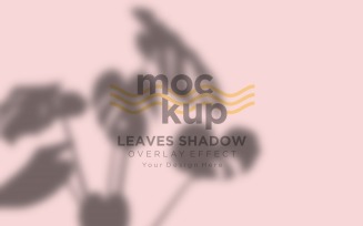 Leaves Shadow Overlay Effect Mockup 98