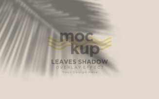 Leaves Shadow Overlay Effect Mockup 166