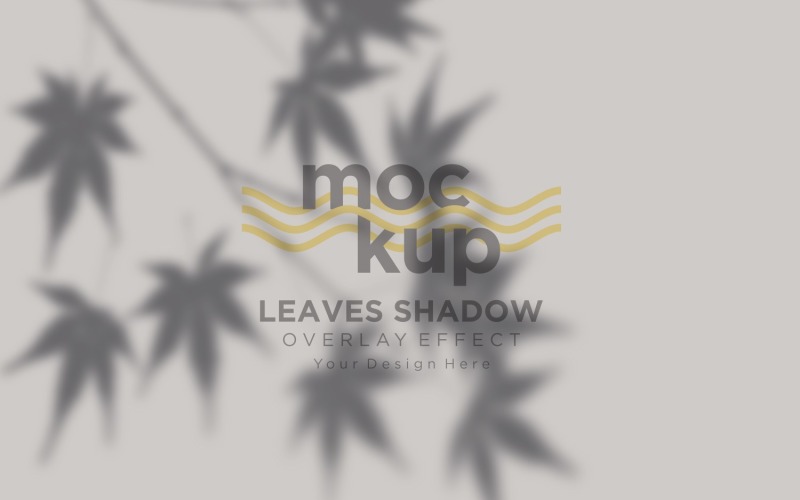 Leaves Shadow Overlay Effect Mockup 167 Product Mockup
