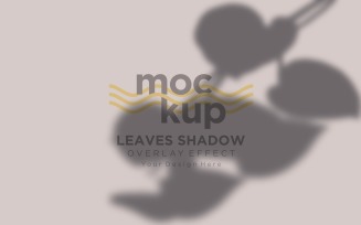 Leaves Shadow Overlay Effect Mockup 171