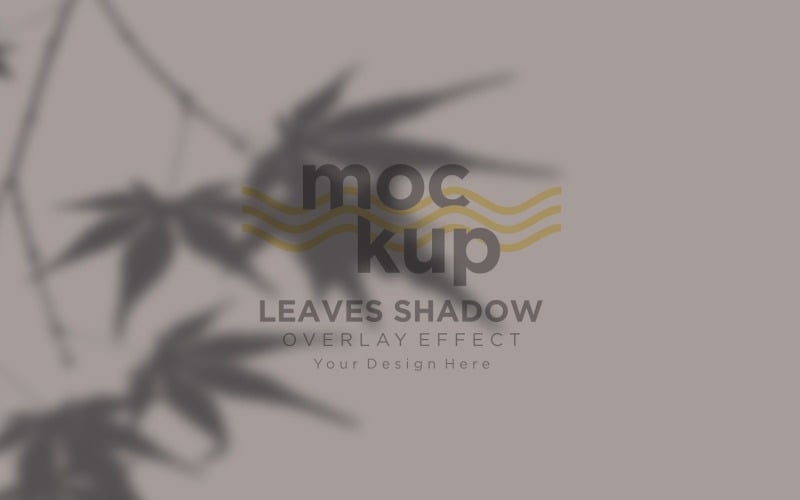 Leaves Shadow Overlay Effect Mockup 172 Product Mockup