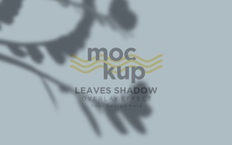 Leaves Shadow Overlay Effect Mockup 174